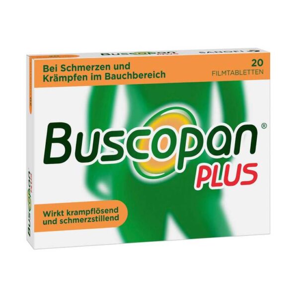 [Buscopan] 부스코판 플러스 진통제 20정