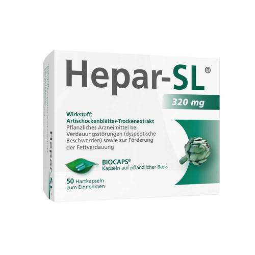 [Hepar] 헤파 SL 320mg 담즙 분비 증가 아티초크 캡슐