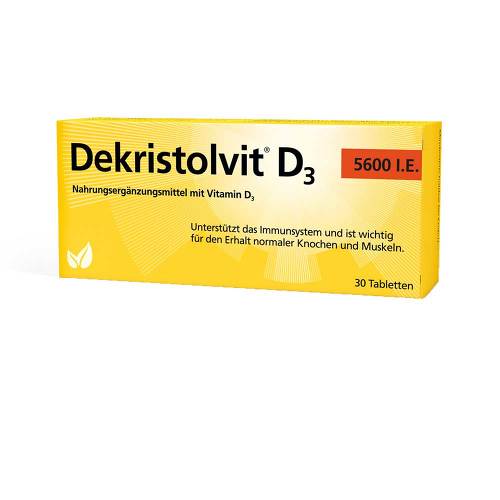 [Dekristolvit] 데크리스톨비트 비타민 D3 5.600 I.E. (주 1회 복용)