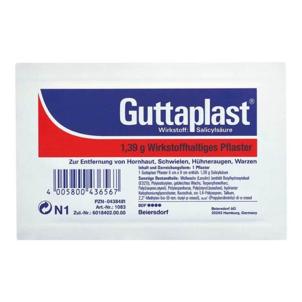 [Guttaplast] 거타 플라스트 사마귀 반창고 6cm x 9cm 1개