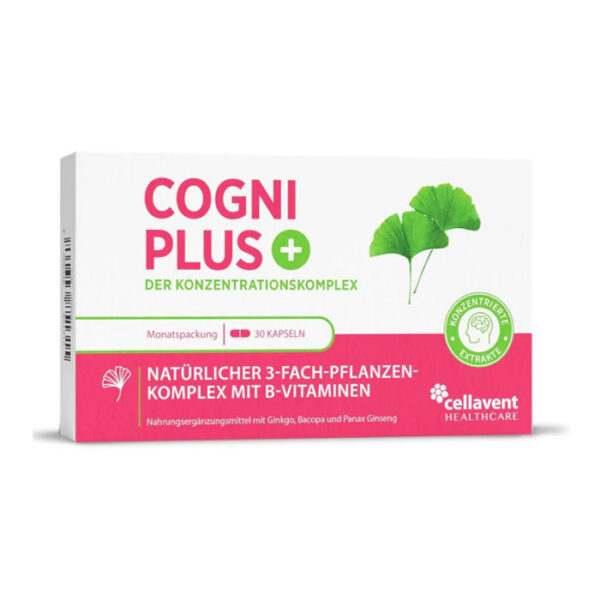 [Cogni PLUS] 바코파와 인삼이 함유된 은행잎 캡슐 30정
