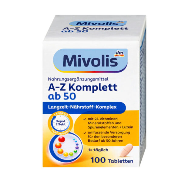 [Mivolis] 미볼리스 AZ 컴플리트 디포 50세 이상 종합영양제 100정