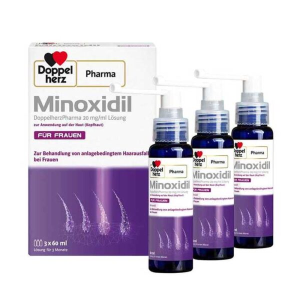 [Doppelherz] 미녹시딜 여성용 탈모용액 60ml x 3